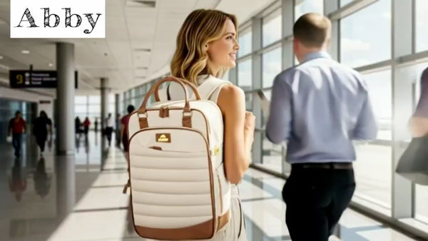 Women’s 35L Travel Backpack Set with 17.3” Laptop & Hair Bag