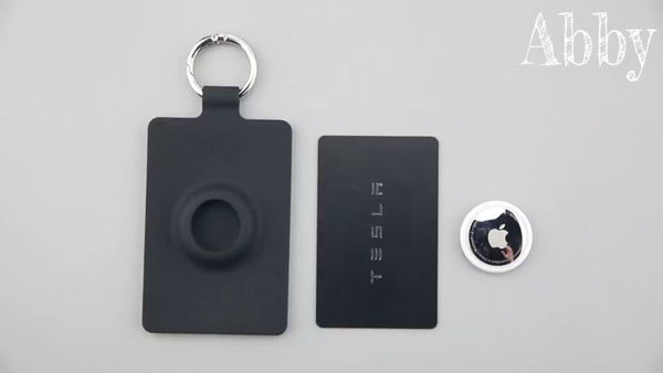 Tesla Key Card & AirTag Holder - Silicone Protective Case for Model 3 Y S X & Cybertruck