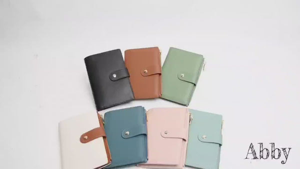 RFID Blocking Passport Holder with AirTag Slot – Travel Wallet for Women