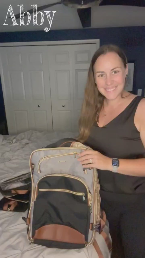 Women’s Travel Backpack with Packing Cubes – TSA Carry-On Bag