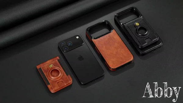 iPhone 18 Pro / Pro Max and 17 Pro / Pro Max Wallet Case with AirTag Slot, RFID & MagSafe Kickstand