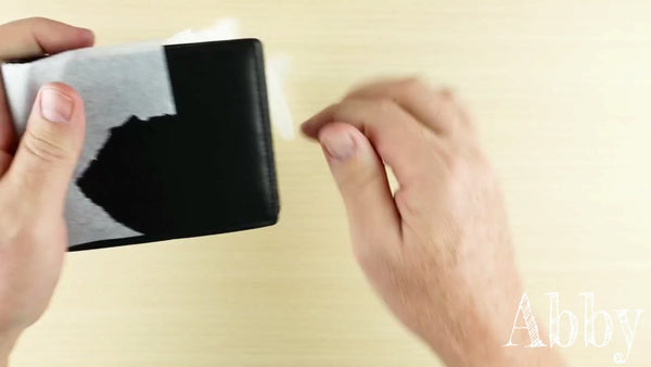 Genuine Leather Wallet Men RFID Bifold Slim with ID Window