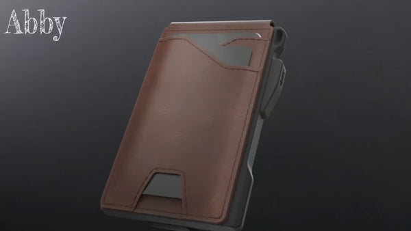 Slim Tactical RFID Wallet for Men with Pop Up Card Holder