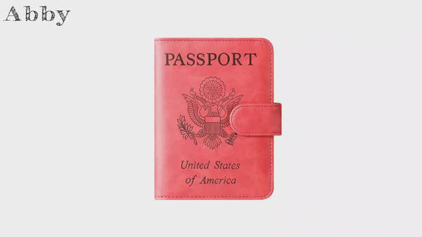 AirTag Passport Holder | RFID Blocking Travel Wallet for Men & Women