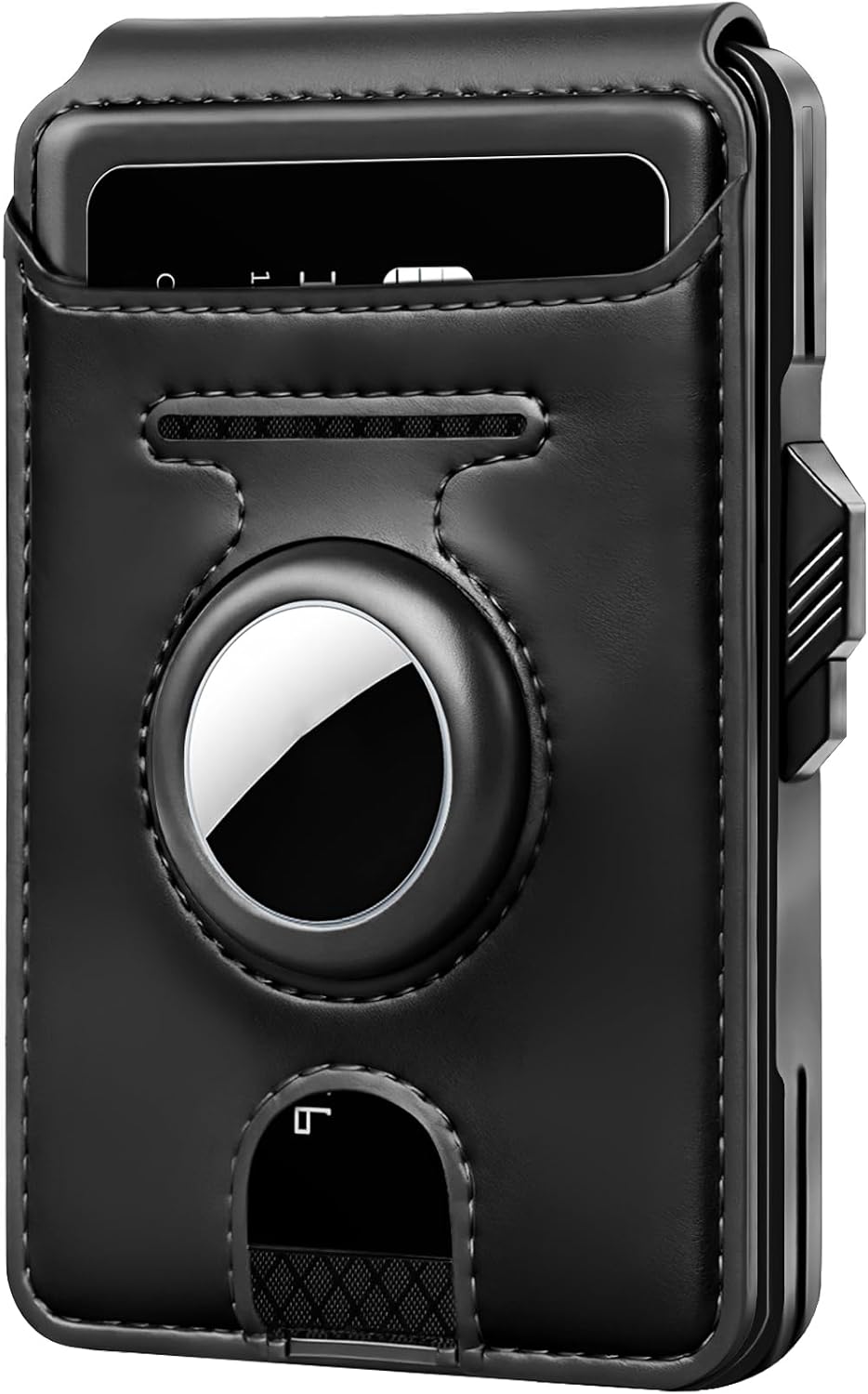 RFID AirTag Wallet for Men Pop Up Card Holder Slim Case