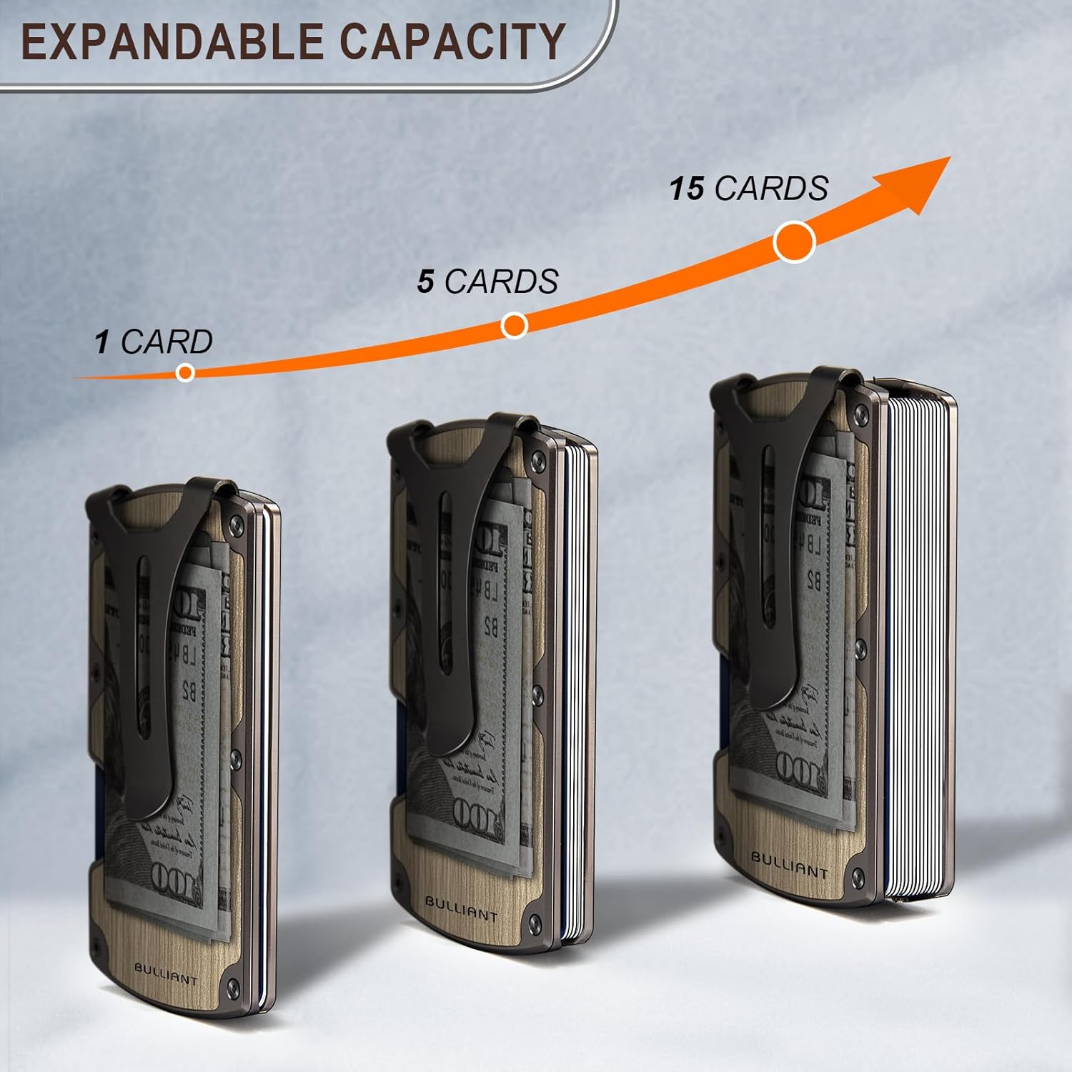 RFID Blocking Airtag Wallet for Men – Slim Aluminum Design, Holds 15 Cards, Built - In Airtag Slot - Abbycart