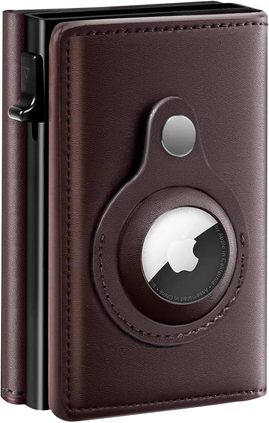 RFID Blocking AirTag Wallet for Men – Slim Leather with Money Clip - Abbycart