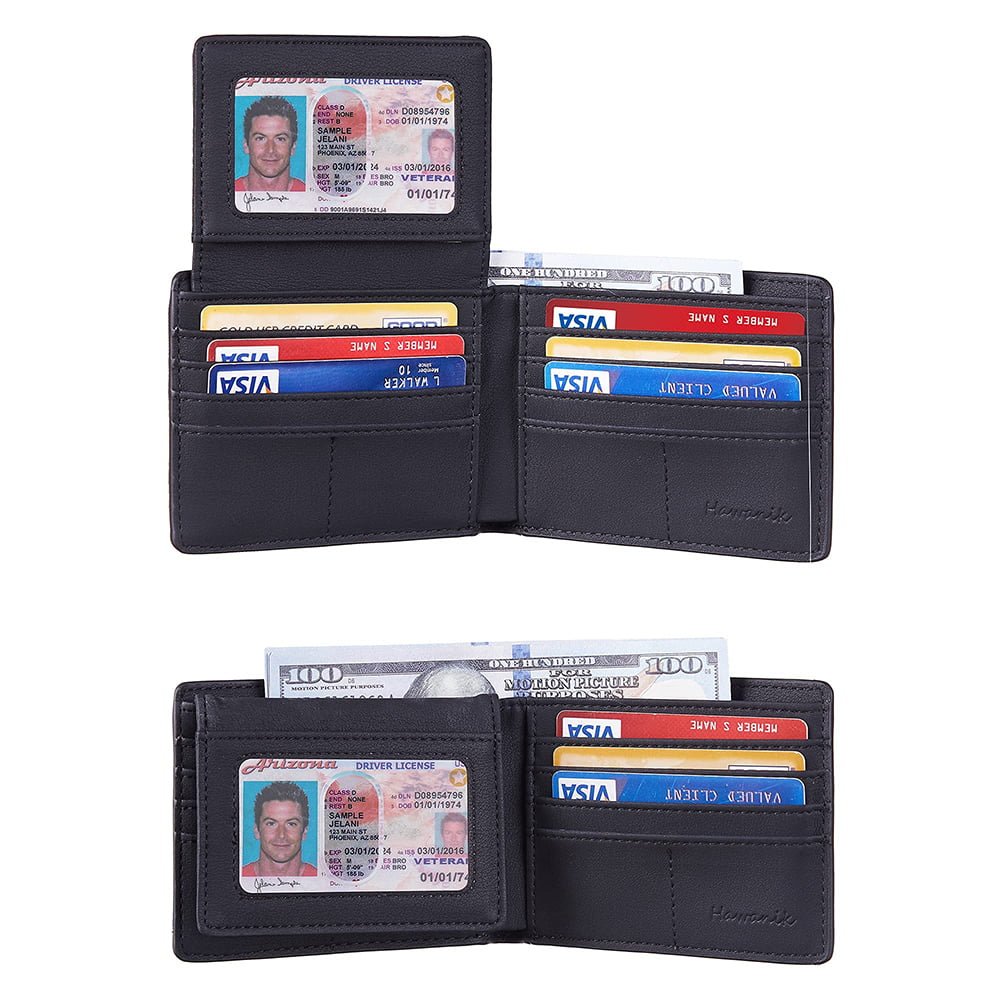 RFID Blocking Men's Leather Wallet with Built-in AirTag Holder - Secure & Stylish - Abbycart