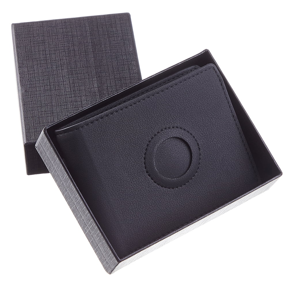 RFID Blocking Men's Leather Wallet with Built-in AirTag Holder - Secure & Stylish - Abbycart