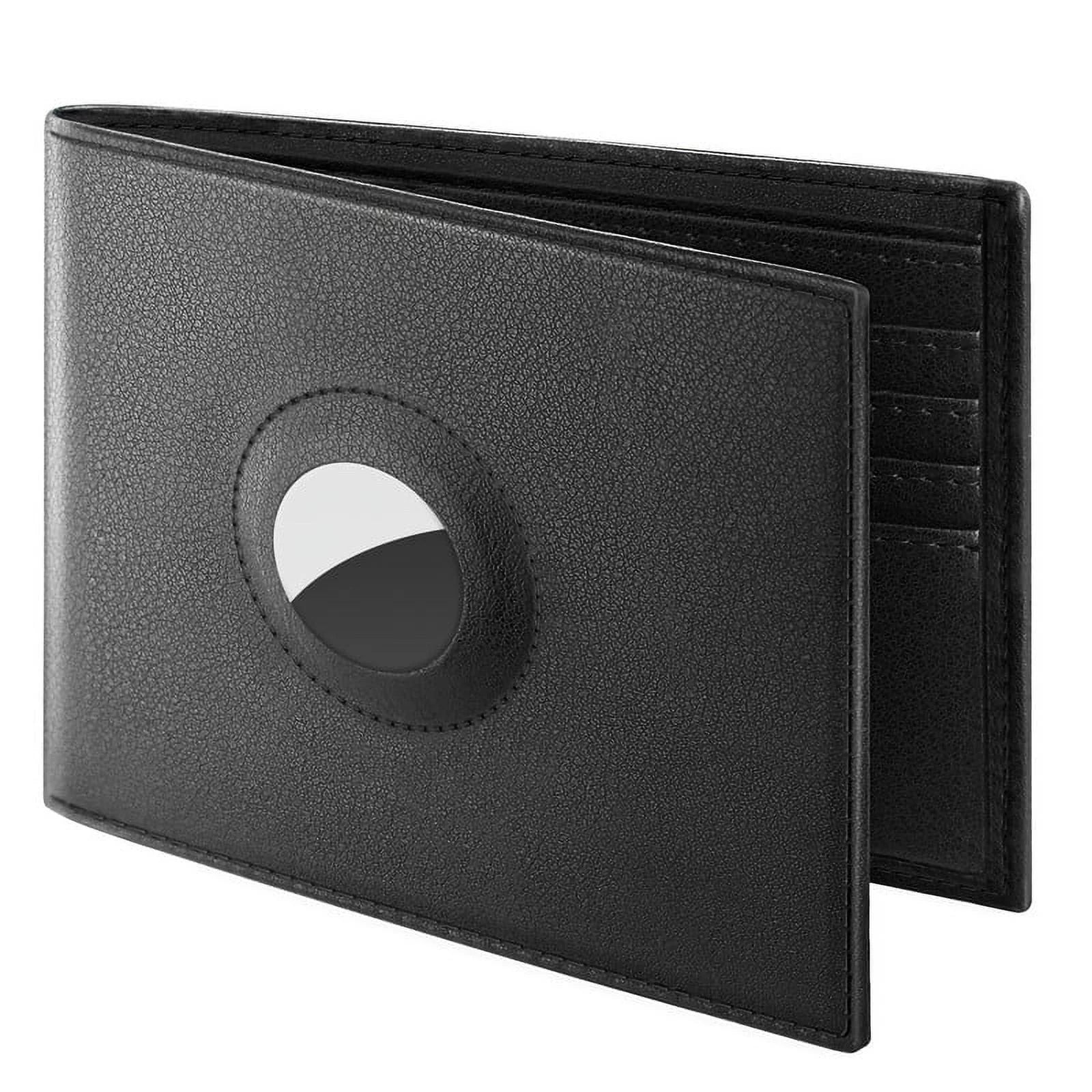 RFID Blocking Men's Leather Wallet with Built-in AirTag Holder - Secure & Stylish - Abbycart