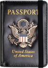 RFID Passport Holder Travel Wallet with Card Slots for Men Women