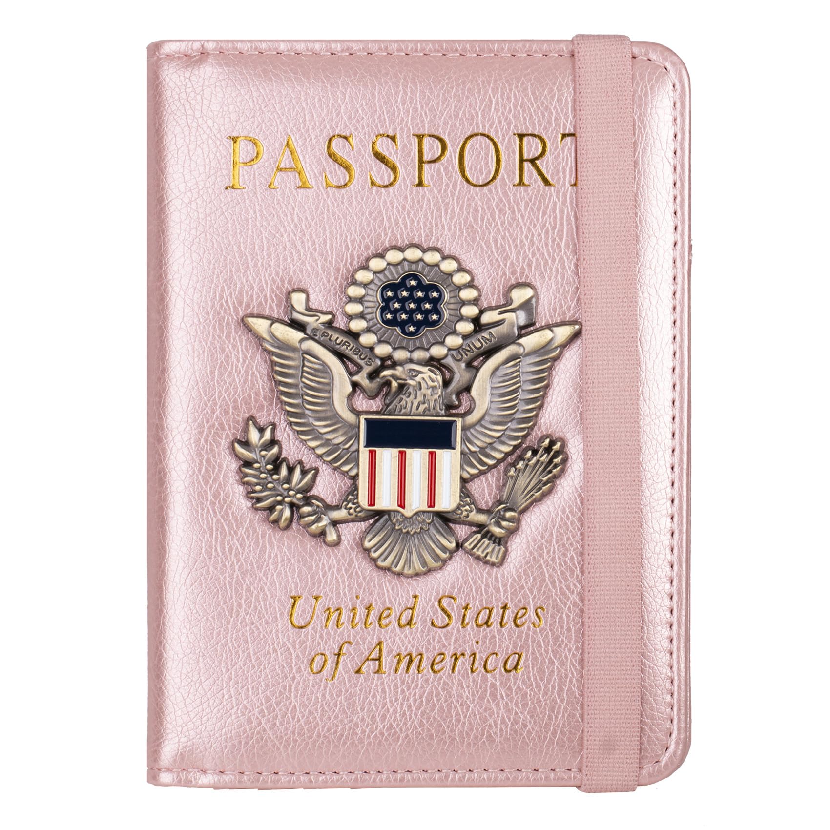 RFID Passport Holder Travel Wallet with Card Slots for Men Women