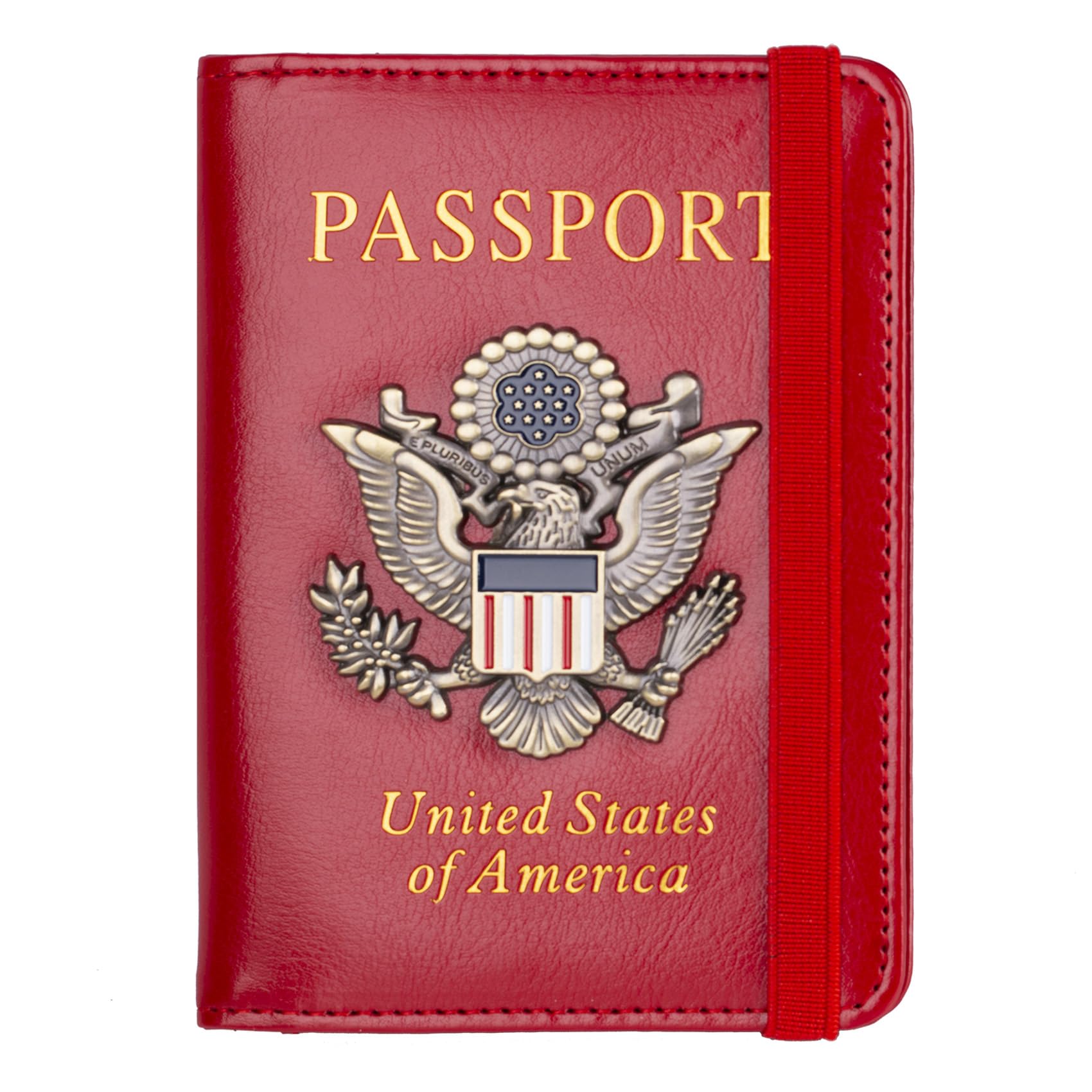 RFID Passport Holder Travel Wallet with Card Slots for Men Women