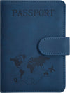 RFID Passport Holder Wallet with Card Slots Travel Cover