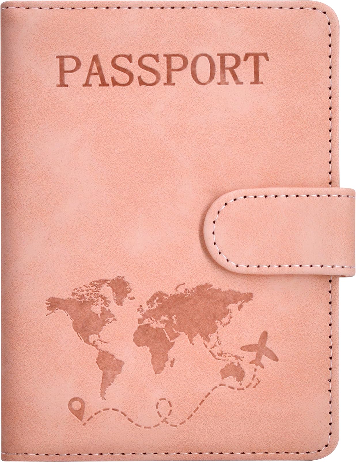 RFID Passport Holder Wallet with Card Slots Travel Cover