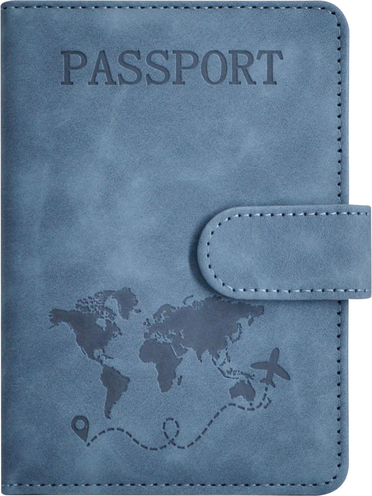 RFID Passport Holder Wallet with Card Slots Travel Cover