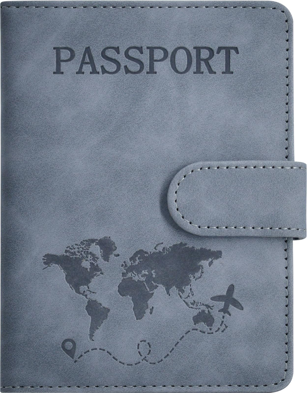 RFID Passport Holder Wallet with Card Slots Travel Cover