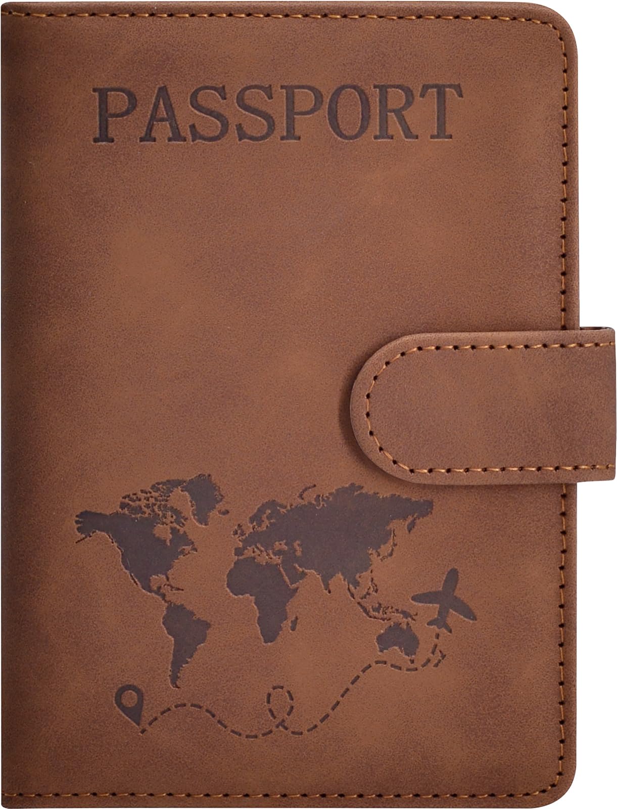 RFID Passport Holder Wallet with Card Slots Travel Cover
