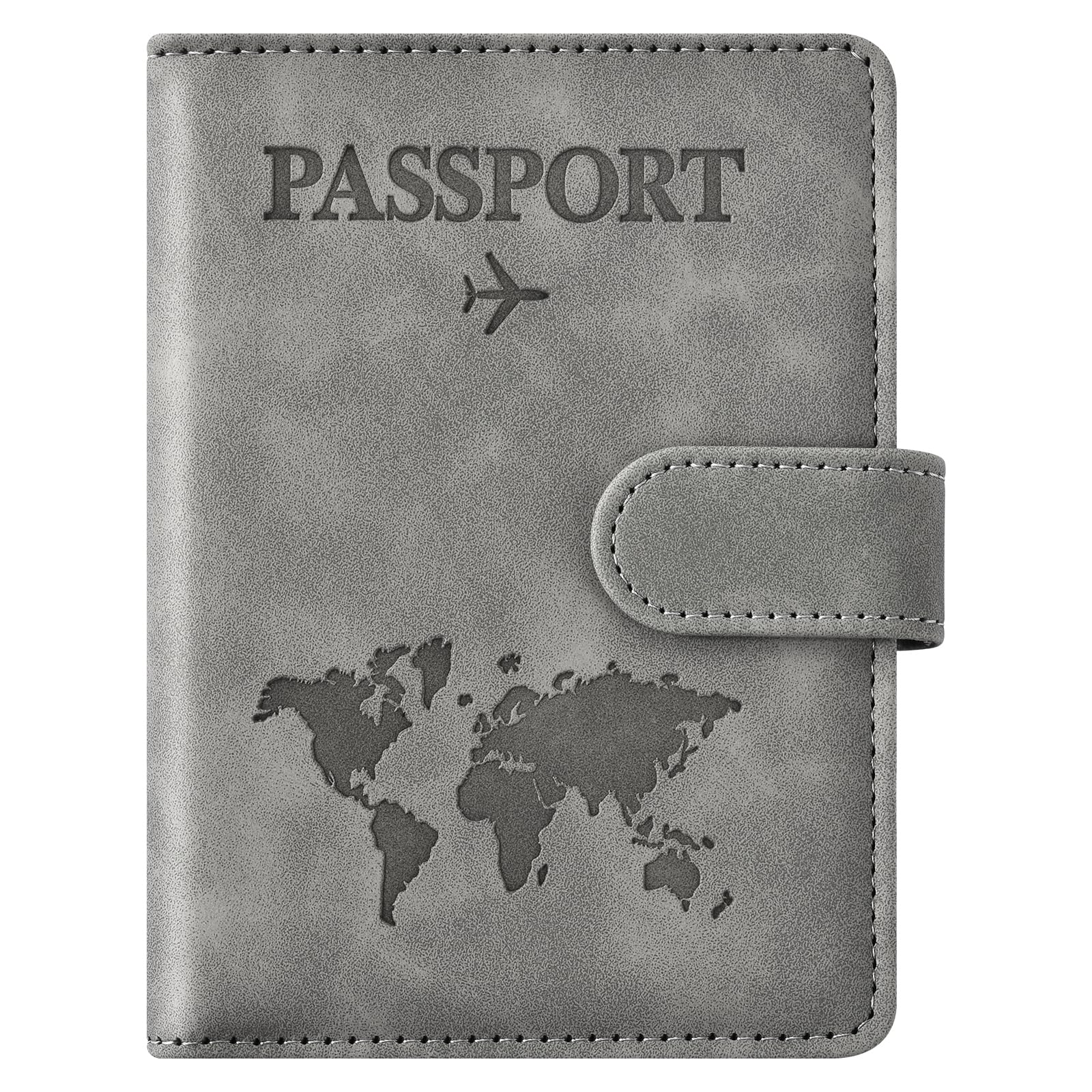 RFID Passport Holder with Magnetic Closure & Card Slots - Abbycart