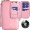 RFID Passport Wallet with AirTag Holder, Family Travel Organizer
