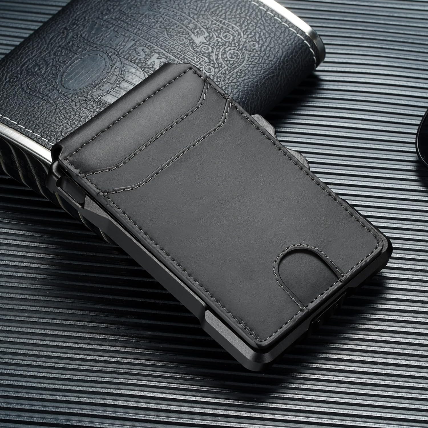 RFID Pop - Up Wallet for Men with Money Clip – Slim Metal - Abbycart