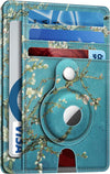 RFID Slim Wallet with AirTag Holder - Minimalist PU Leather Front Pocket Wallet - Abbycart