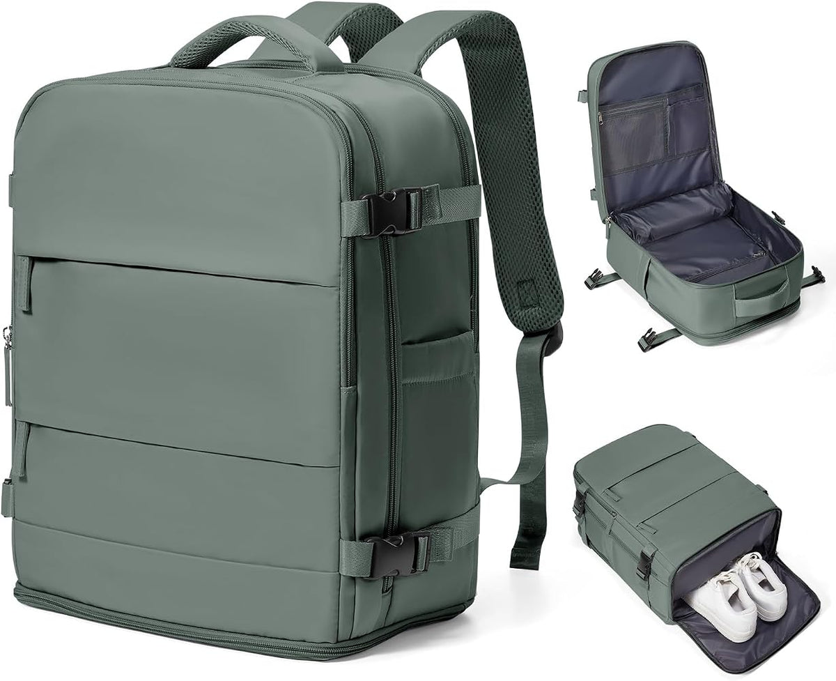 20L Travel Backpack for Women & Men – 15.6" Laptop Carry-On Bag