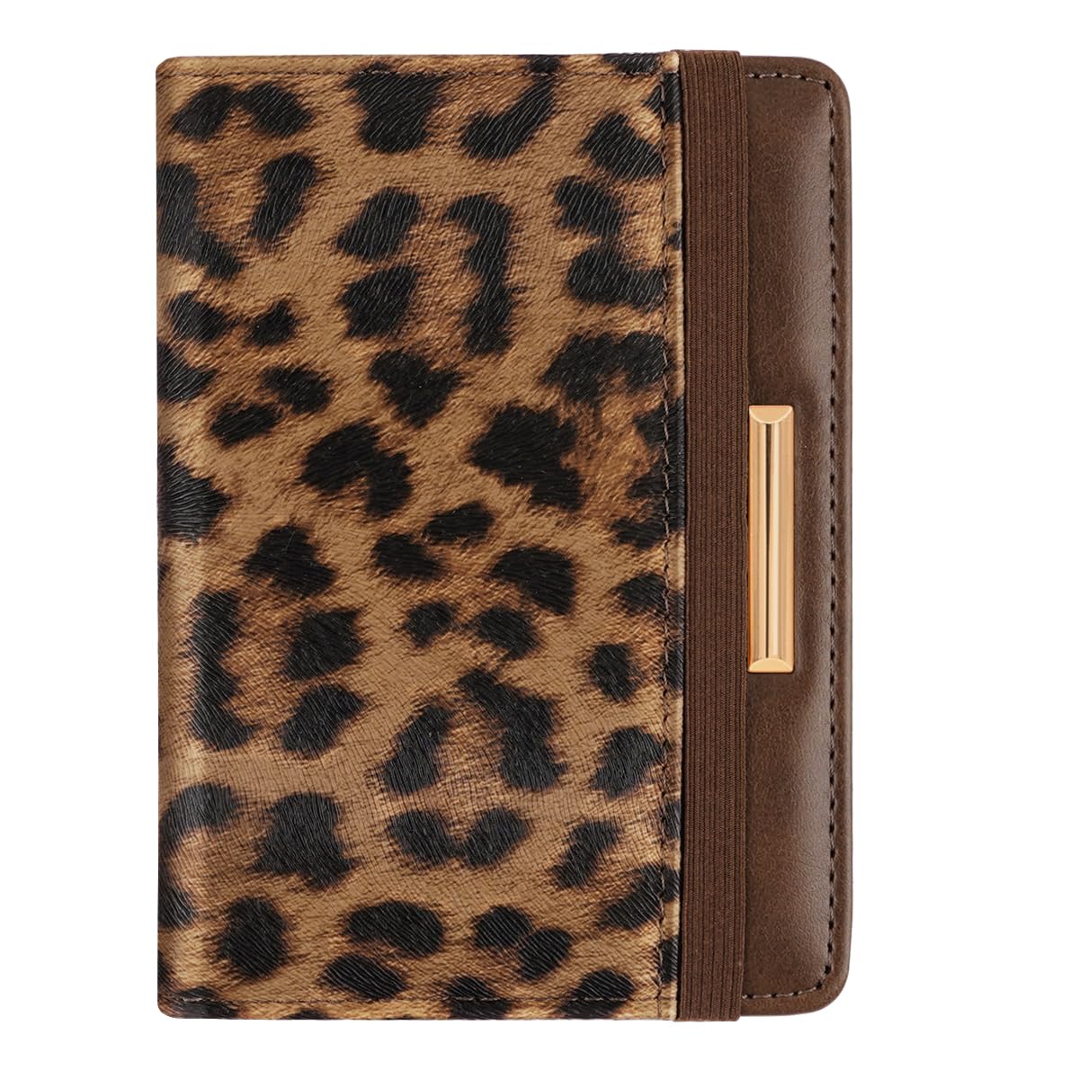 Rose Gold RFID Passport Holder for Women with Card Slots
