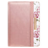 Rose Gold RFID Passport Holder for Women with Card Slots