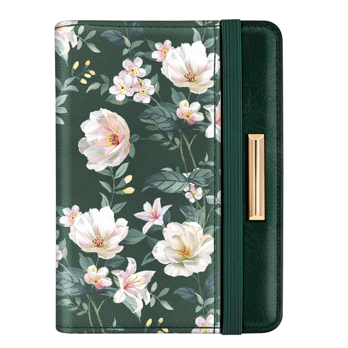 Rose Gold RFID Passport Holder for Women with Card Slots