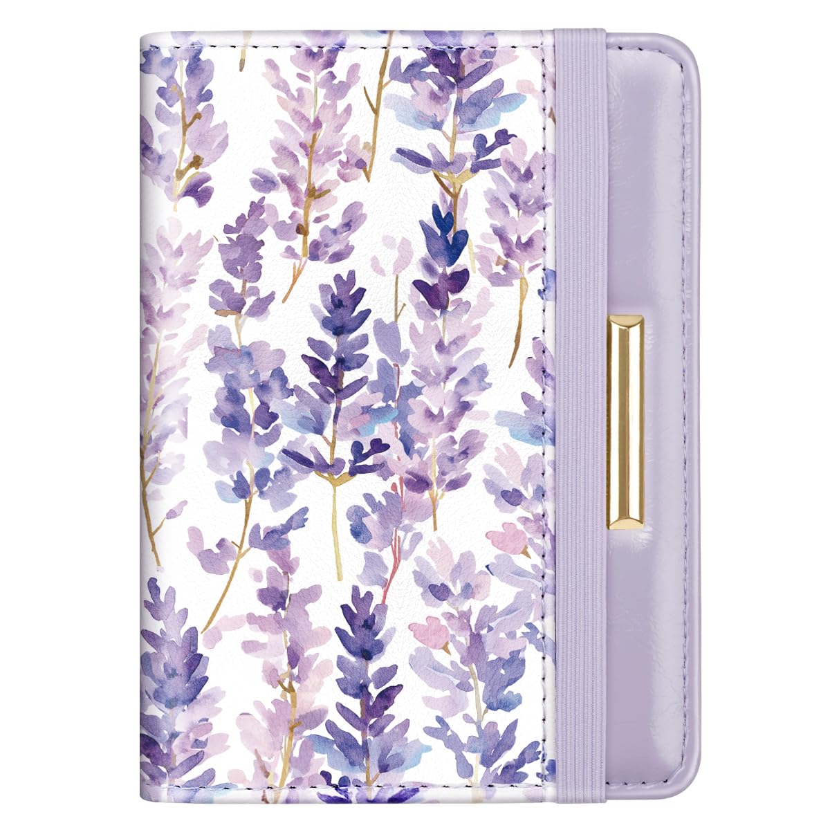 Rose Gold RFID Passport Holder for Women with Card Slots