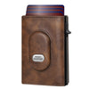 Samsung SmartTag2 Wallet RFID Pop-Up Card Holder Slim Leather Wallet