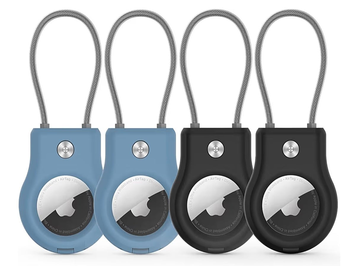 Secure AirTag Keychain Holder - Versatile & Durable Tracking Solution