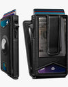 Slim AirTag Wallet for Men – RFID Blocking & Money Clip