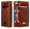 Slim Leather Wallet for Men RFID Blocking Front Pocket Bifold