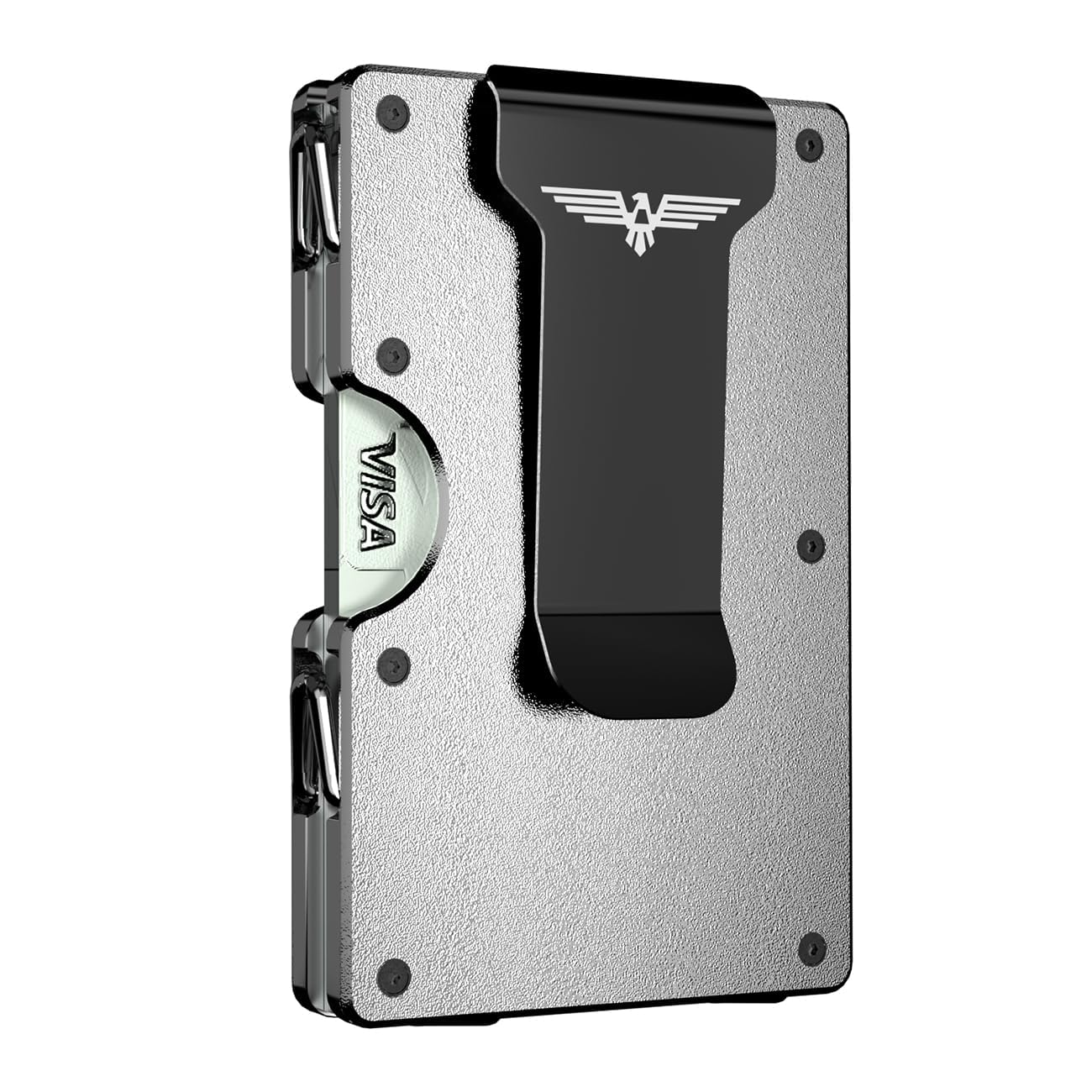 Slim Metal Wallet for Men RFID Blocking Card Holder 20 Cards