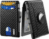 Slim RFID Airtag Wallet for Men - Pop - Up Leather Card Holder & Money Clip - Abbycart