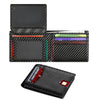 Slim RFID Blocking Leather Wallet for Men – 15 Card Bifold Design