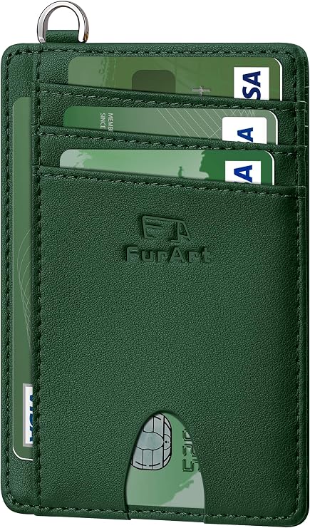 Slim RFID Front Pocket Wallet for Men & Women – Minimalist Credit Card Holder