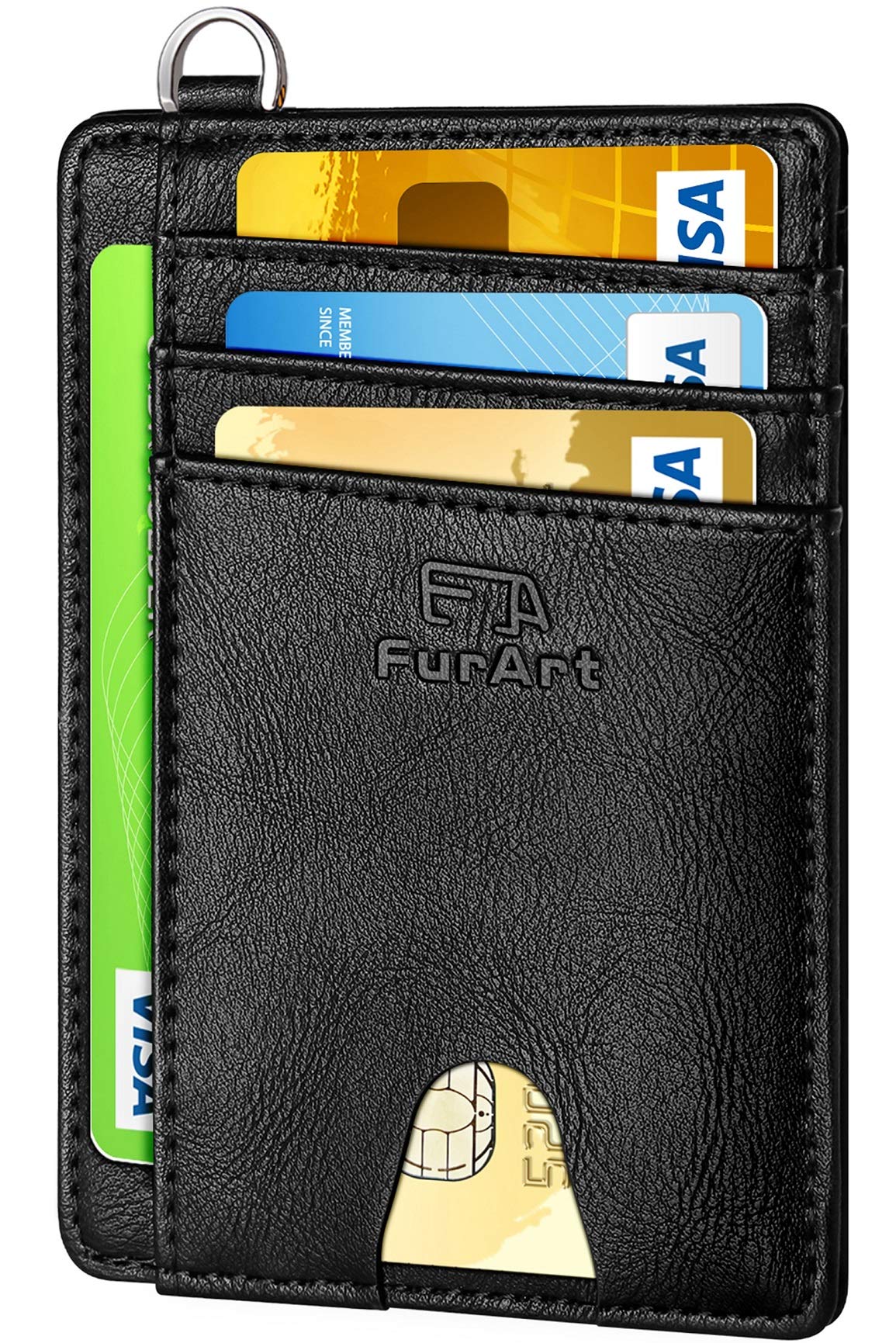 Slim RFID Front Pocket Wallet for Men – Minimalist Credit Card Holder