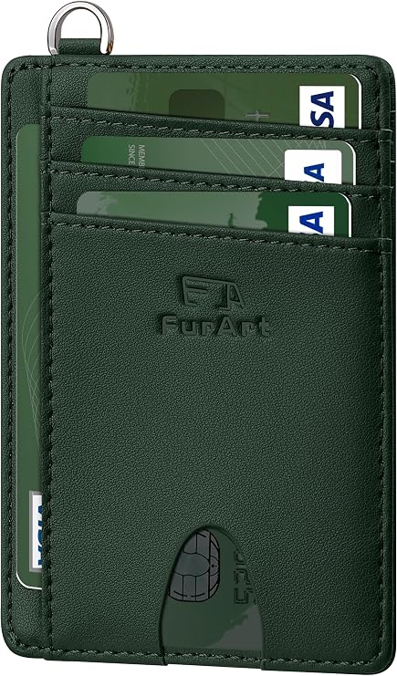 Slim RFID Front Pocket Wallet for Men & Women – Minimalist Credit Card Holder