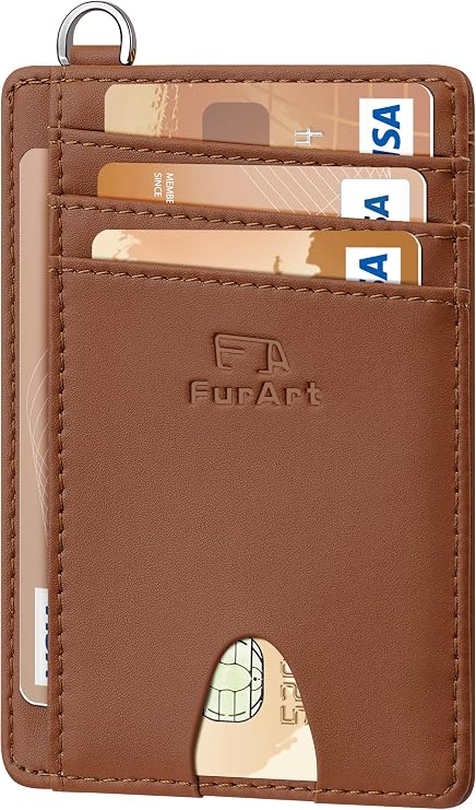 Slim RFID Front Pocket Wallet for Men & Women – Minimalist Credit Card Holder