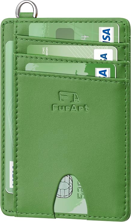 Slim RFID Front Pocket Wallet for Men & Women – Minimalist Credit Card Holder