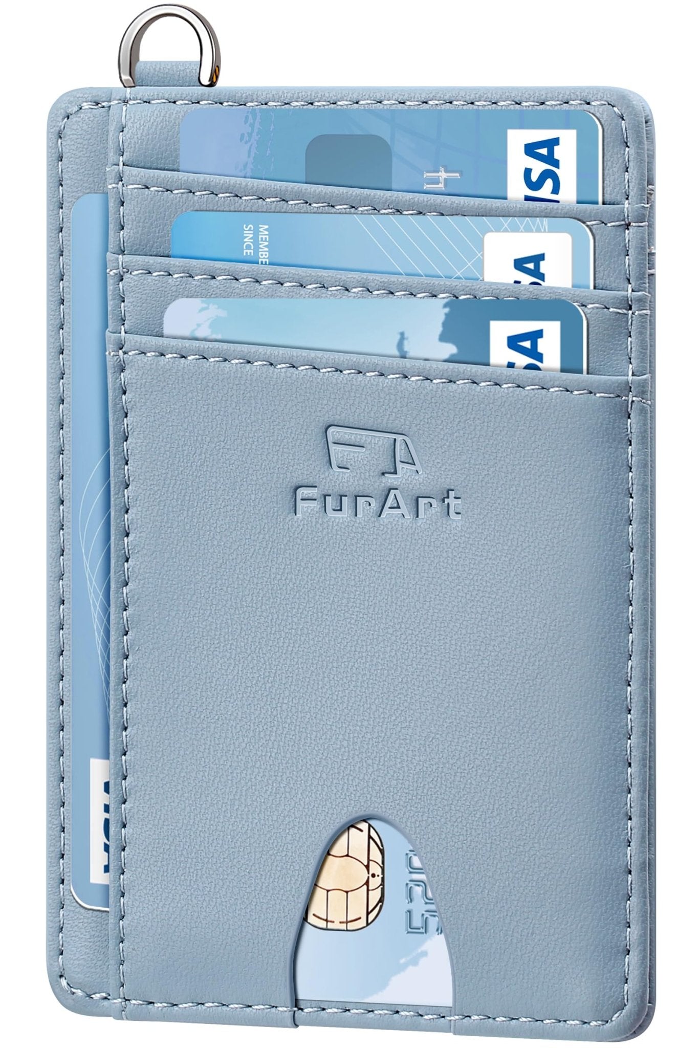 Slim RFID Front Pocket Wallet for Men – Minimalist Credit Card Holder