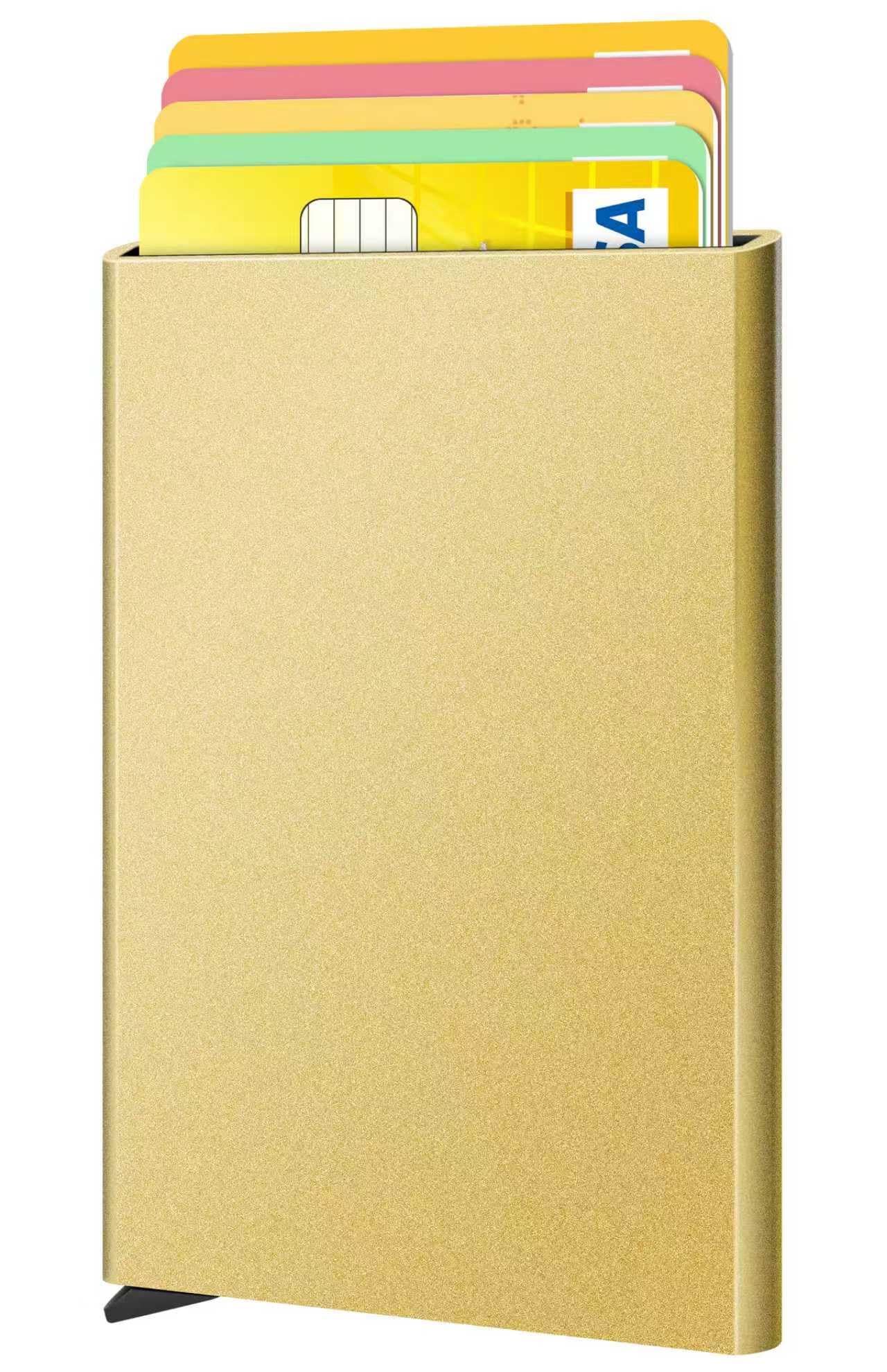 Slim RFID Front Pocket Wallet for Men – Minimalist Credit Card Holder