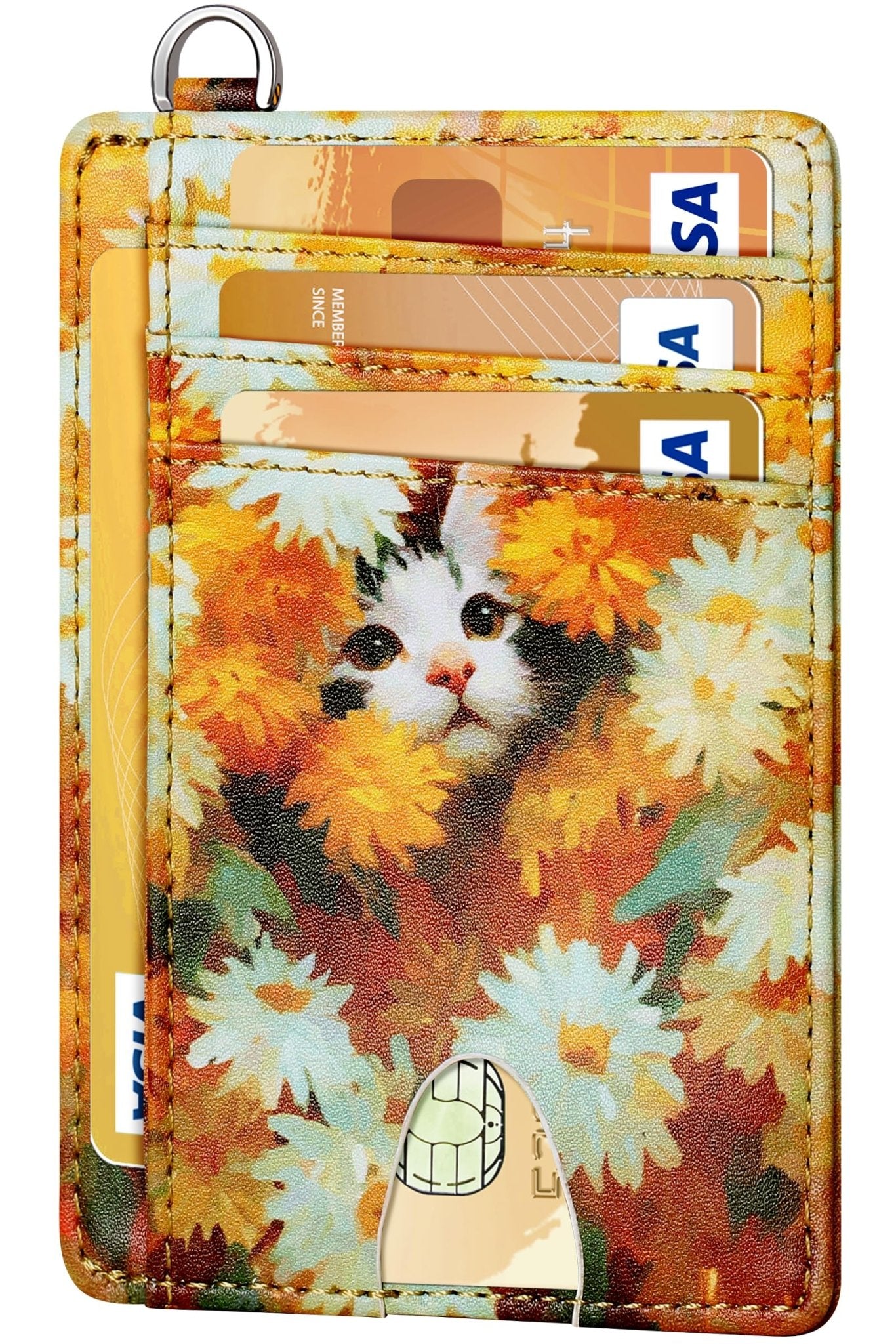 Slim RFID Front Pocket Wallet for Men – Minimalist Credit Card Holder