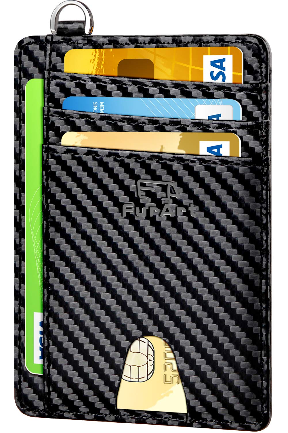 Slim RFID Front Pocket Wallet for Men – Minimalist Credit Card Holder