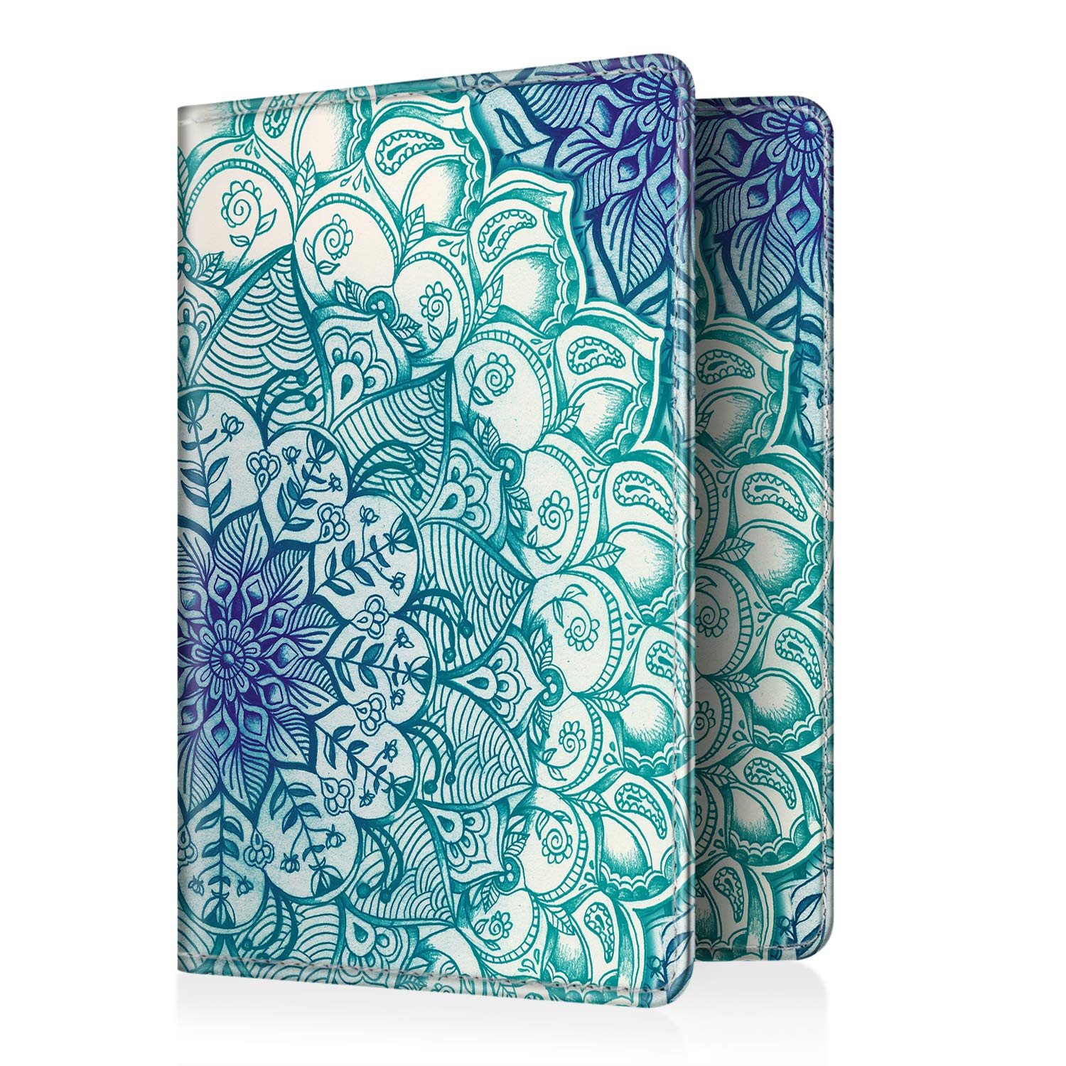 Slim RFID Passport Holder Travel Wallet with Credit Card Slots