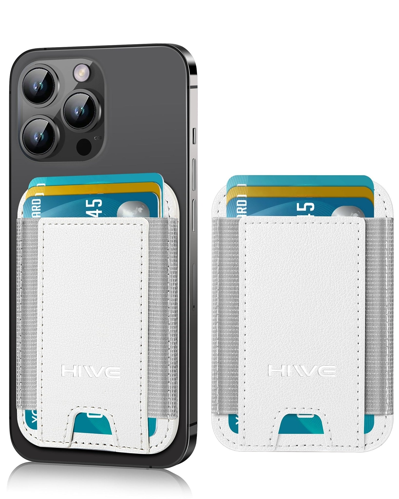 Slim RFID Phone Wallet Stick On Card Holder for iPhone & Android