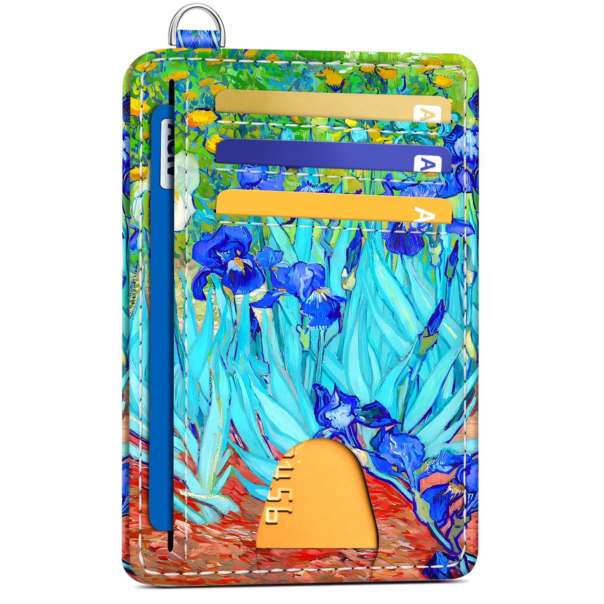 Slim RFID Wallet for Women | Floral Credit Card Holder